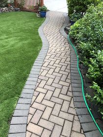 paver pathway design installation